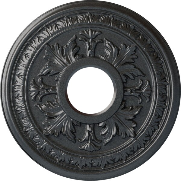 Ekena Millwork Baltimore Ceiling Medallion (Fits Canopies up to 5 1/2"), 15 3/8"OD x 4 1/4"ID x 1 1/2"P, Pewter CM15BAPES - main
